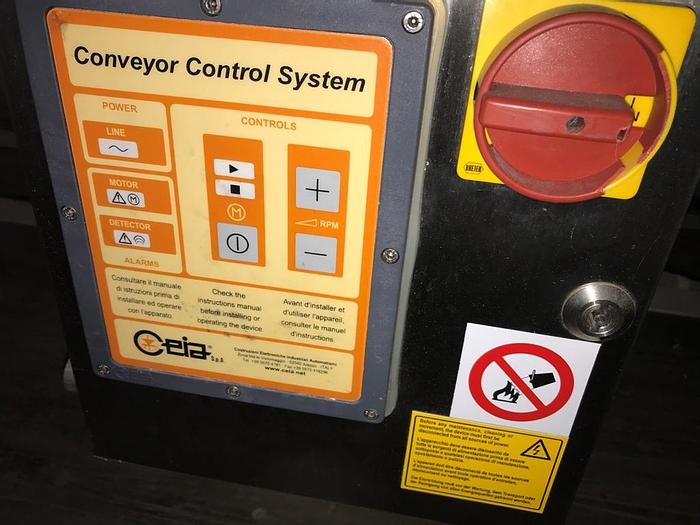 Used Detector, Metal, 10" X 5", Ceia, Mdl. THS/3F, S/st, Conveyor #A740754