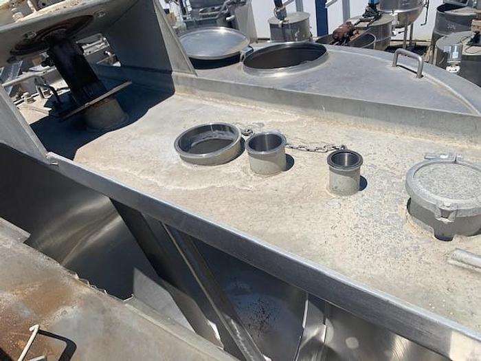 Used 500 Gallon Lee Stainless Steel Mixing Kettle Model 500 A7S