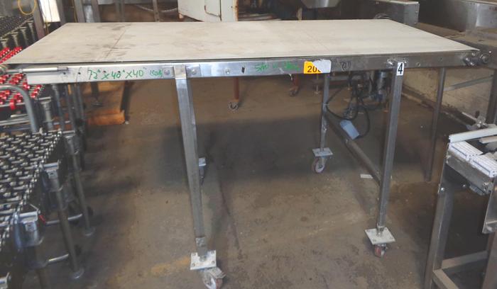 Used Conveyor, Belt, 30" x 5'10", Food Grade, S/st, 1 HP, #C742851