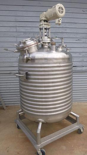 Used Reactor, 158.50 Gallon, 304L S/st, 36" X 36", 90 PSI, #L743755