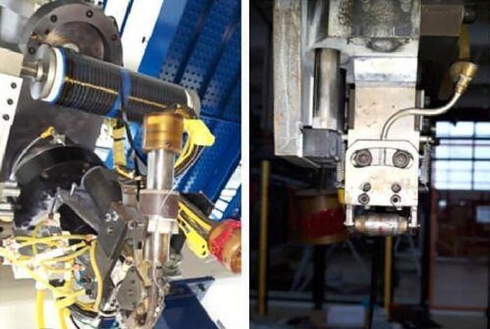 Used Automated Dynamics AFP 6-Axis Gantry — Dual Heads (Thermoplastic & Thermoset), Telemecanique