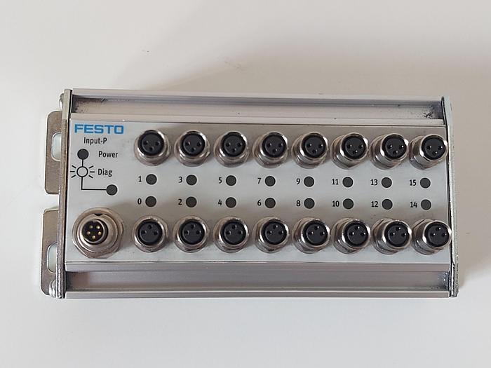 Gebraucht 5 Stück Eingangsmodul Bussystem, CP-E16-M8, Festo gebraucht