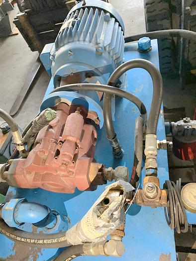 Used Fluid- air components 15 HP hydrauilic pump with tank