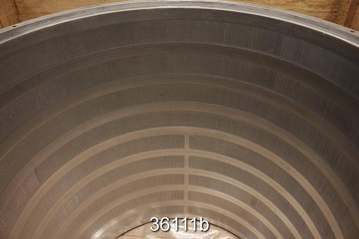Used Voith UV500Pressure Screen Basket, .008" Slots #36111