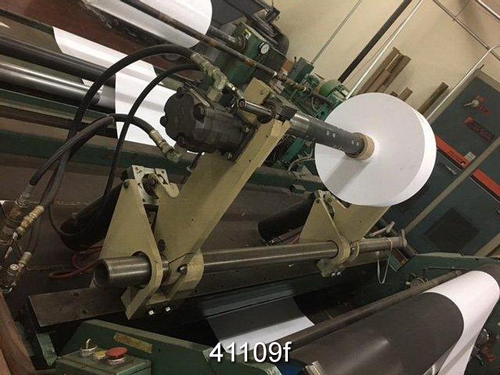 Used Dusenbery 800 Model Duplex Surface Center Slitter Rewinder #41109