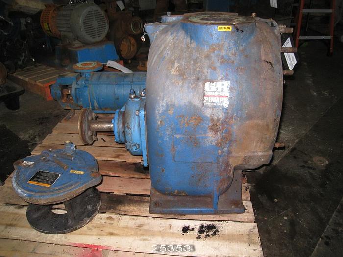 Used Gorman Rupp T4A60-B Trash Pump, 4" Ductile Iron Impeller, Ductile Iron Casing, Standard Impeller Diameter #25353