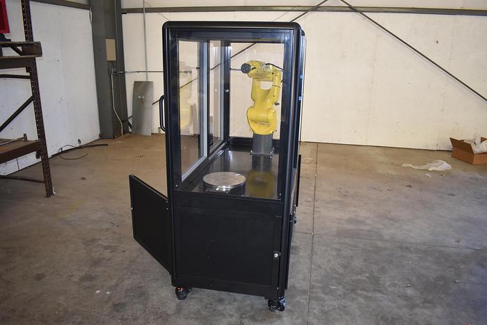 Refurbished FANUC LR Mate 200id Industrial Robot with R30ib controller - Custom Cell, Rotary Table