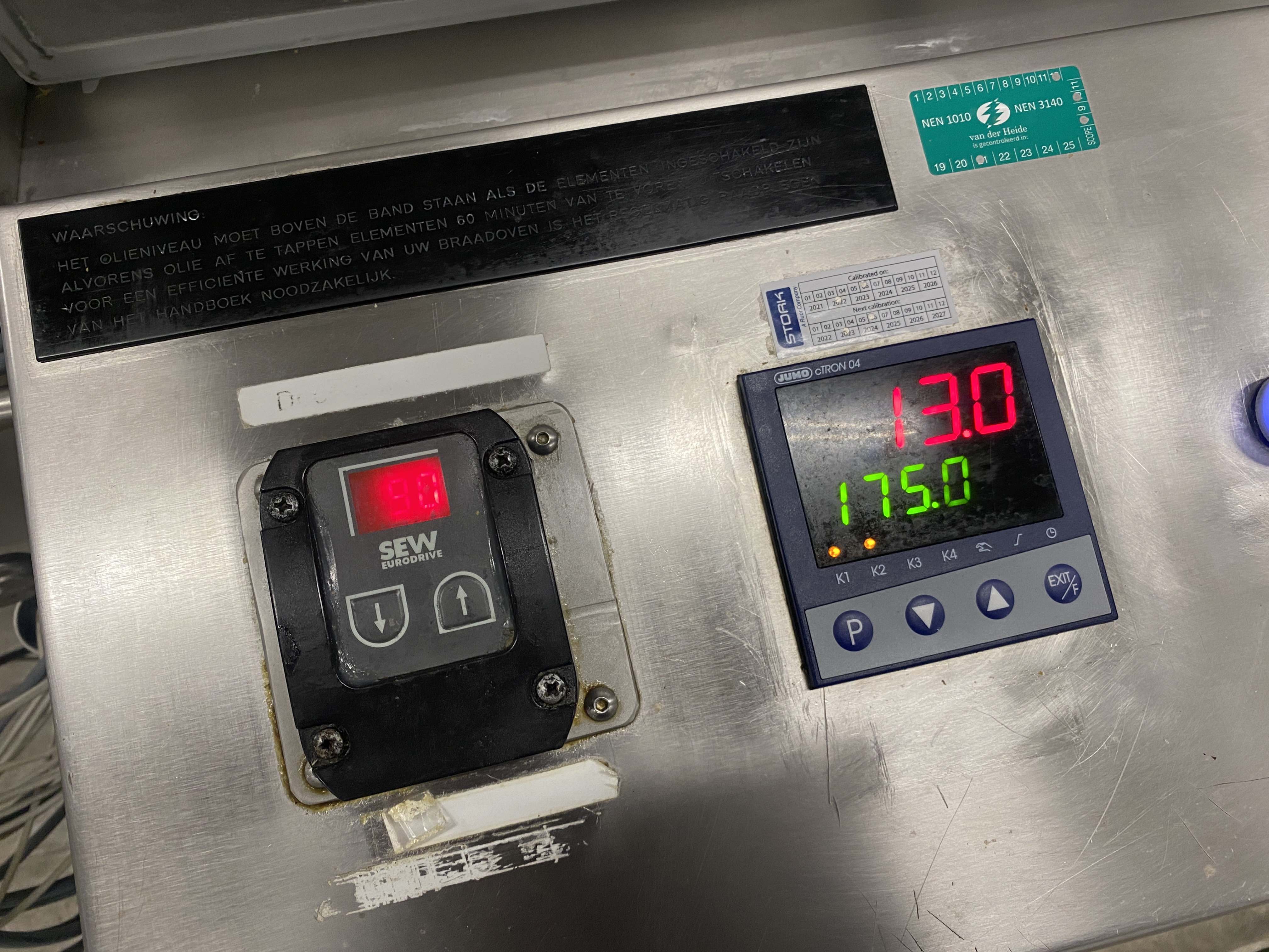 Used Koppens 3000/600 electric heated fryer