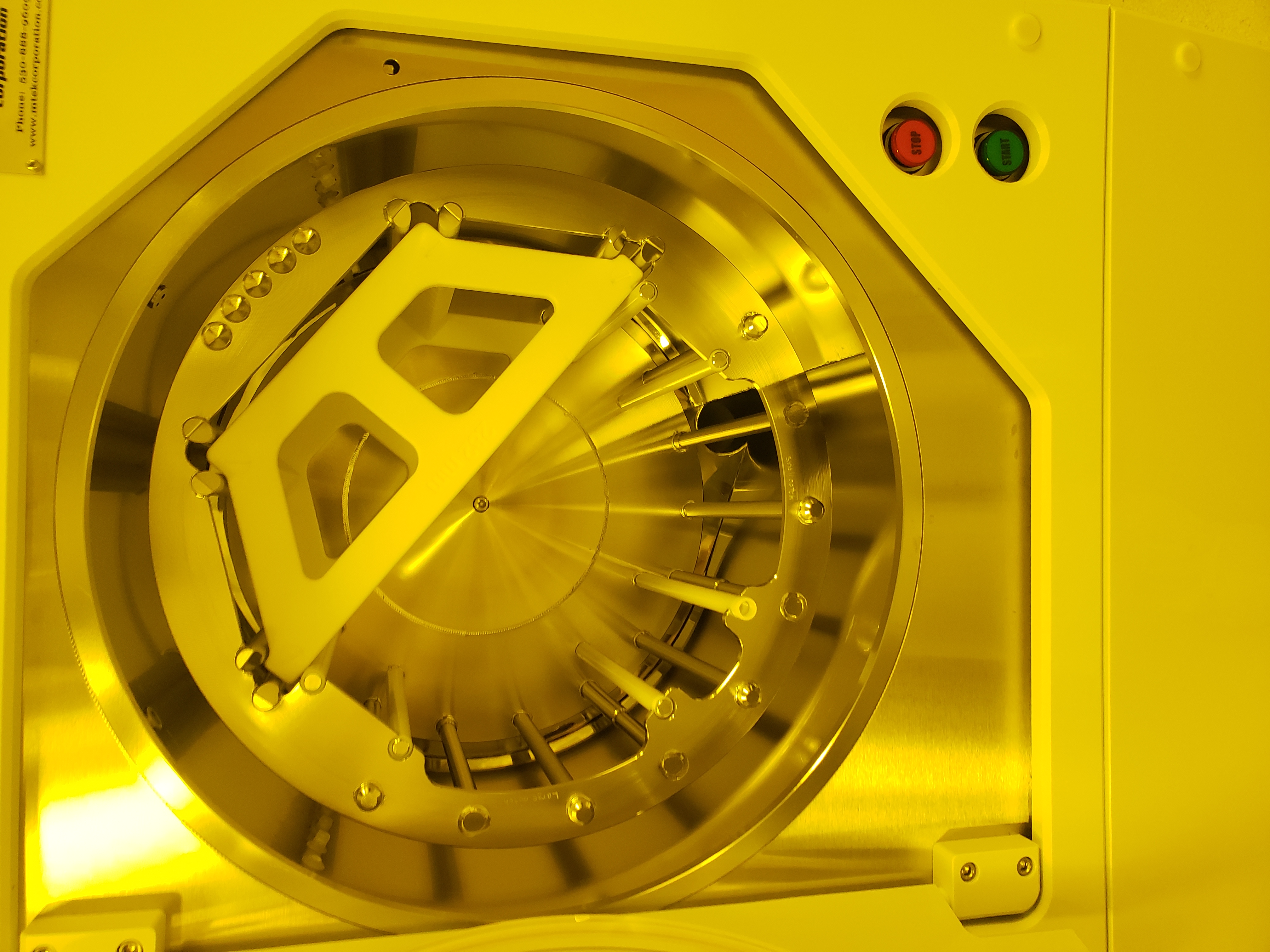 Used Mtek Corp SRD 4300S (single bolt rotor mounting), with digital controller