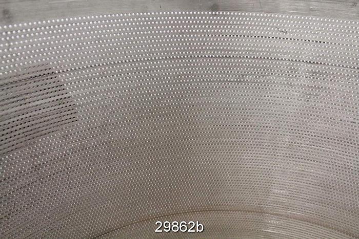 Used Bird 400 Pressure Screen, .094" Holes #29862
