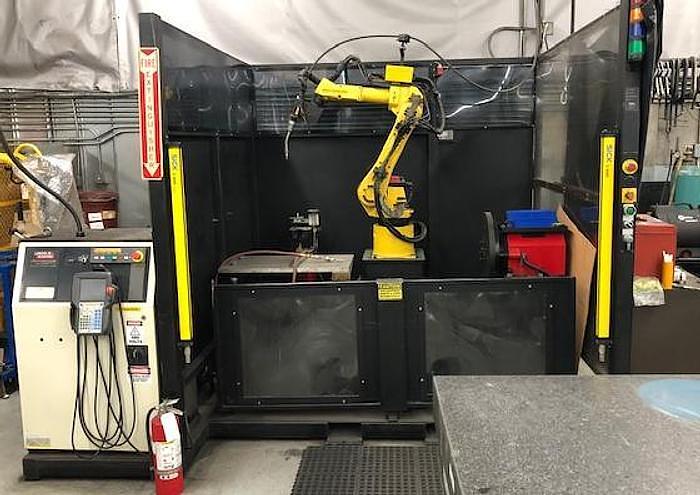 FANUC ARCMATE 100IB MIG WELDING CELL WITH RJ3iB CONTROLLER