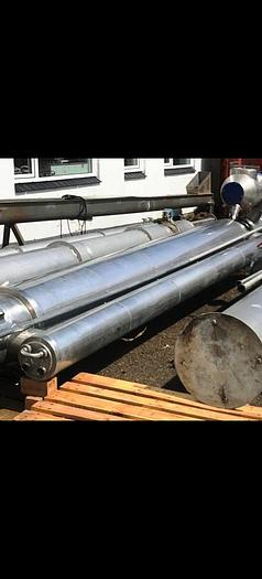 Used 2-step falling-film vacuum evaporator