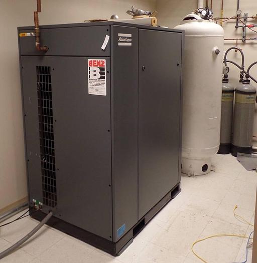 Used Oil-Free Atlas-Copco Rotary Screw Air Compressor & Elecktronikon Cntrl Atlas-Copco