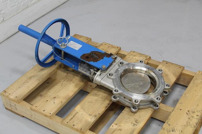 Used Orbinox 8" Hand Operated Knife Gate Valve #42271