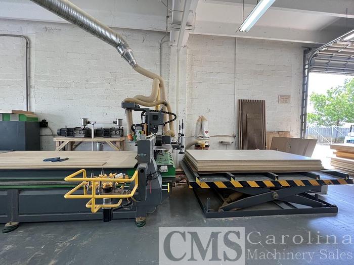 Used Unknown CNC Router with Infeed & Outfeed