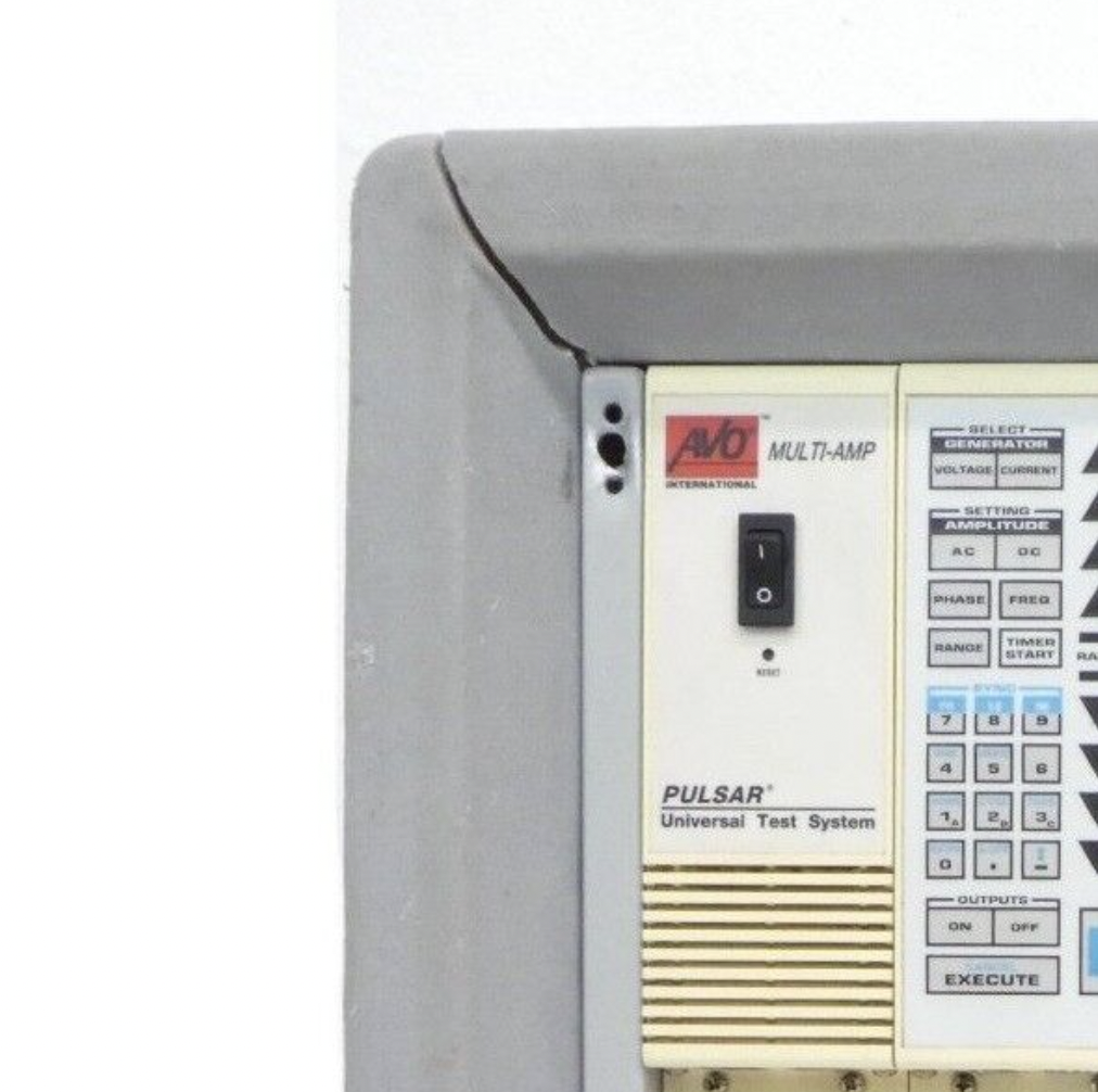 Used AVO Multi-Amp 10E373N-1/60 PULSAR Universal Test System Power On Tested Surplus