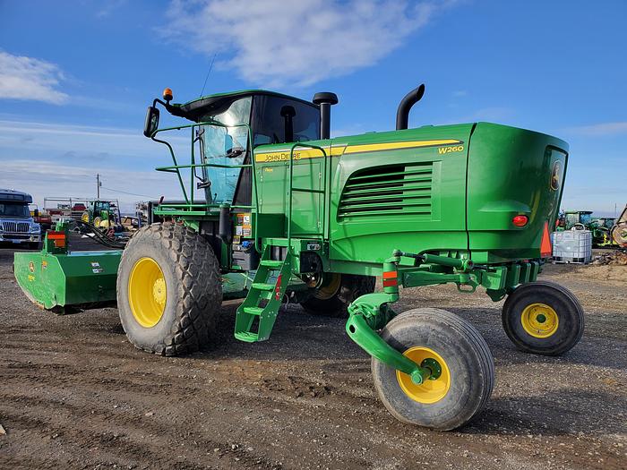 Used 2018 John Deere W260 Windrower w/ 1100 hrs