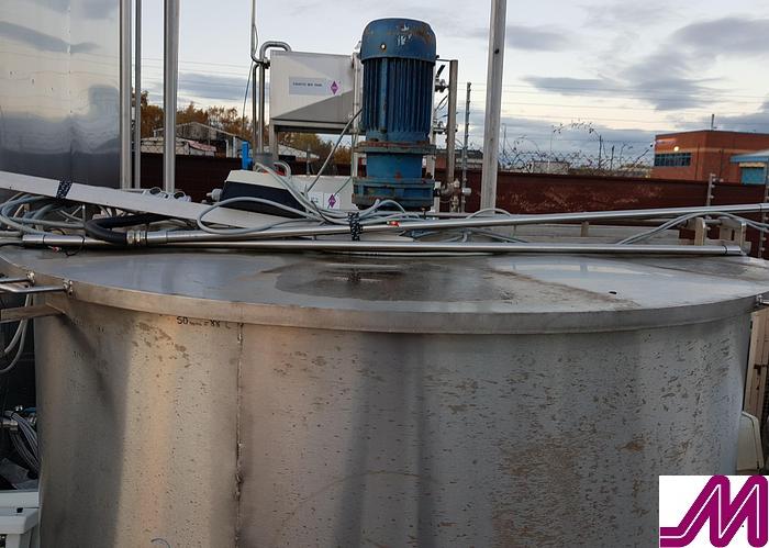 Used 2,000 Litre Stainless Steel Mix Tank