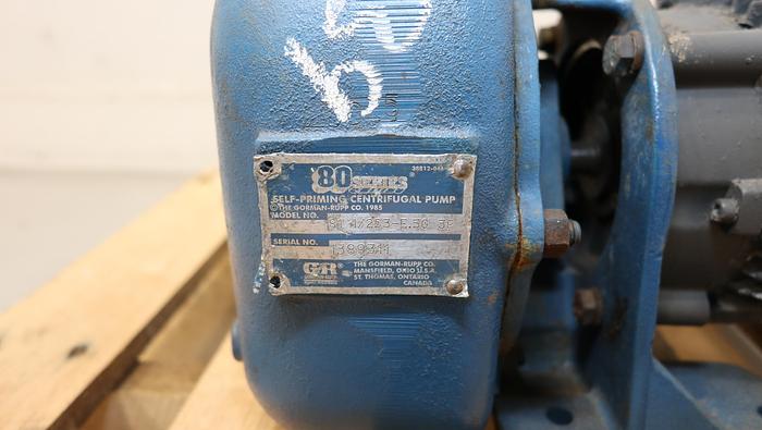 Used Gorman-Rupp 81 1/2D3-E.50 3P Self-Priming Centrifugal Pump #44471