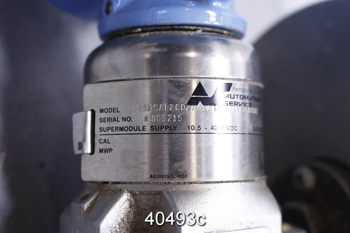 Used Rosemount Liquid Level Transmitter 3051 Series #40493
