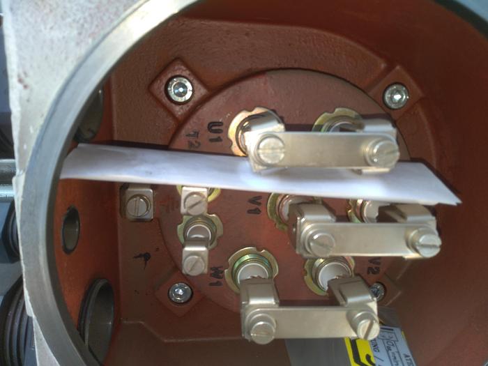 Ex geschützter Flanschmotor, Elektromotor, Drehstrommotor Dex 180 M/4K, HEW, 18,5 KW, neuwertig