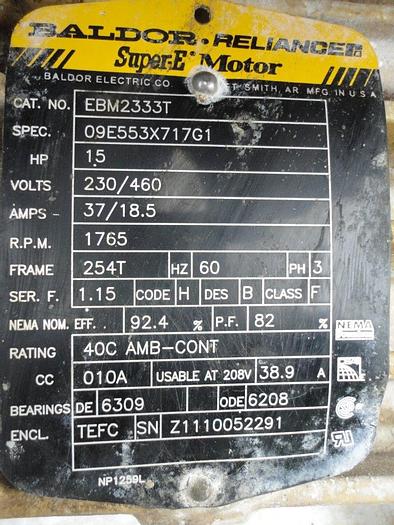 Used Mixer, V-Type, 100 CF, 316 S/st, PK, 15 HP, #S741446