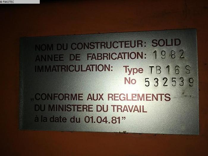 D'occasion 1982 SOLID TB 16 S