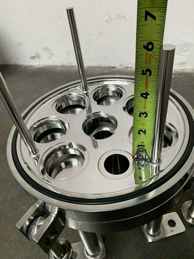Used Cuno 7ZWB2 316L Stainless Steel Cartridge Filter Housing 150PSI @176°C