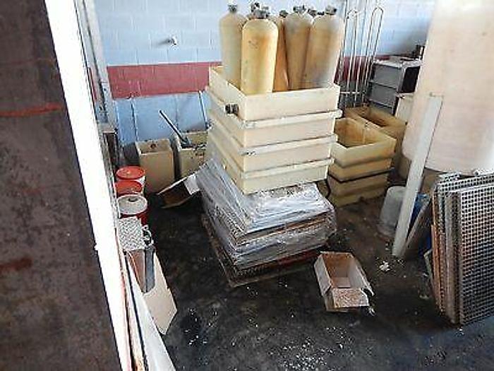 Used Tanks various sizes polypropylene stainless rinsing tank plating waste treatment