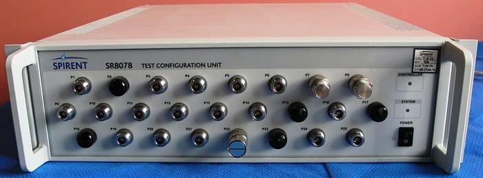 Used Spirent SR8078 Test Configuration unit