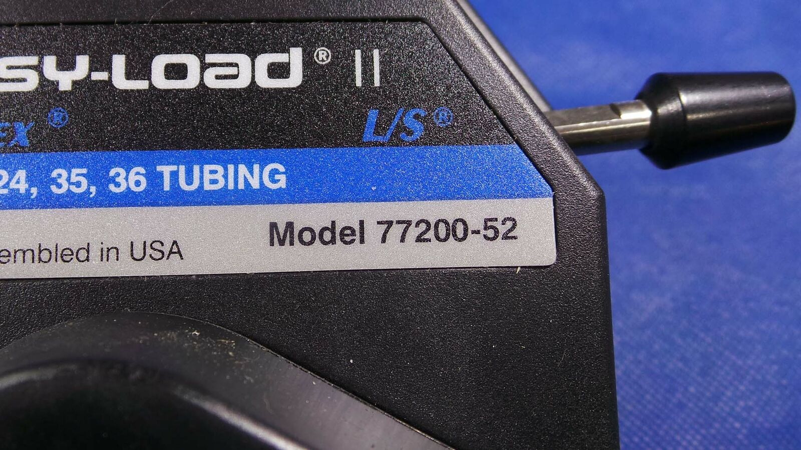 Used Master Flex 77200-52 Pump, Easy - Load II Pump CRS HEAD L/S