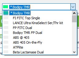 Used Perkin Elmer / Revvity BODIPY TMR Filter Set #2100-4120