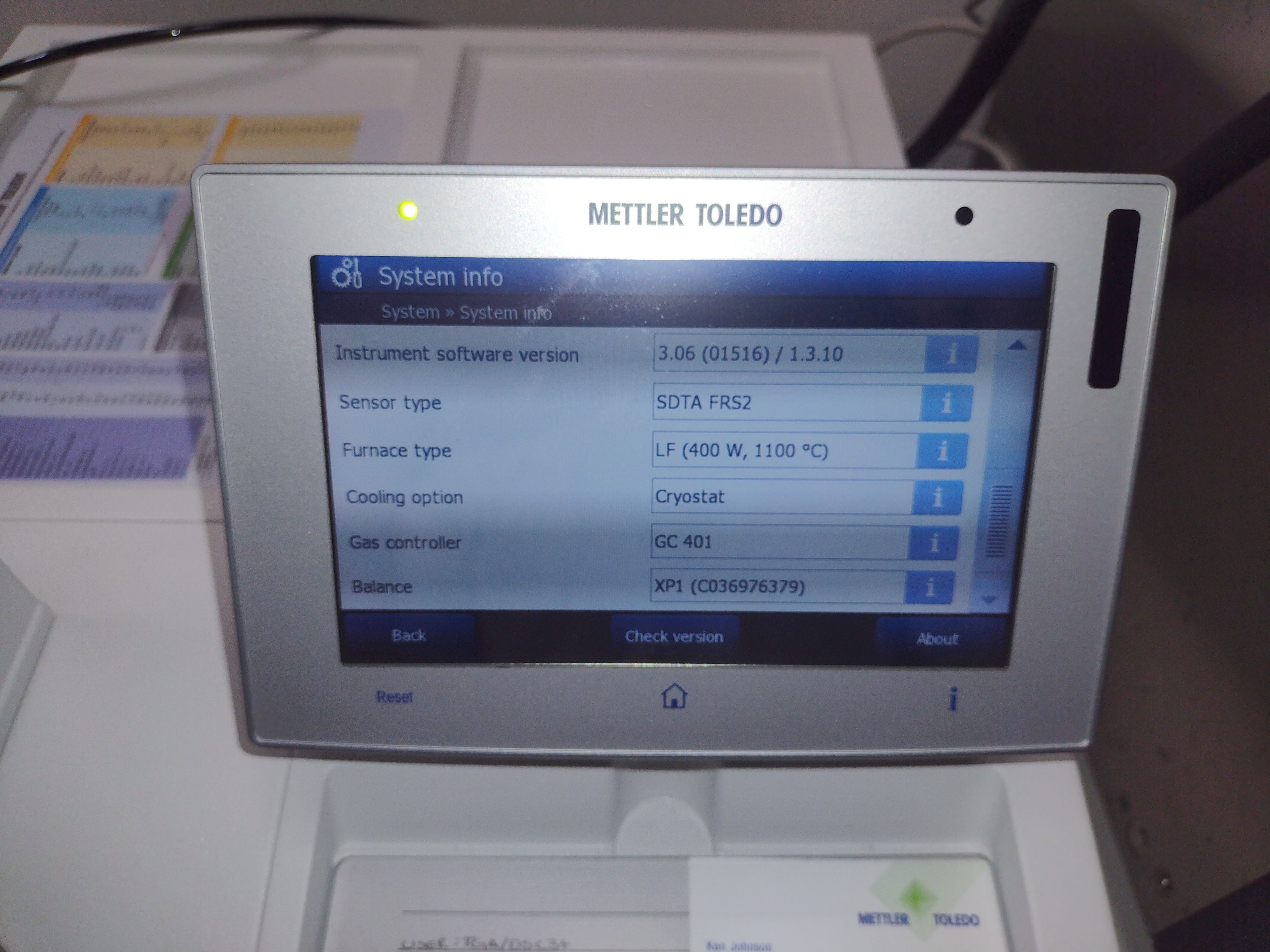 Used Mettler Toledo TGA/DSC 3+ STARe Thermal Analysis System