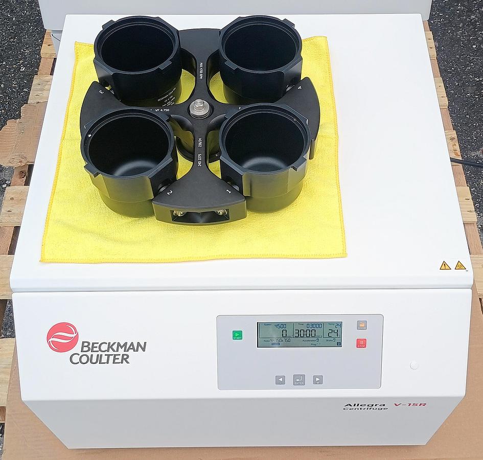 Refurbished Beckman Allegra V-15R Refrigerated Benchtop Centrifuge w/ VS 4.750 Rotor