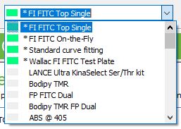 Used Perkin Elmer / Revvity FITC Filter Set #2100-8010