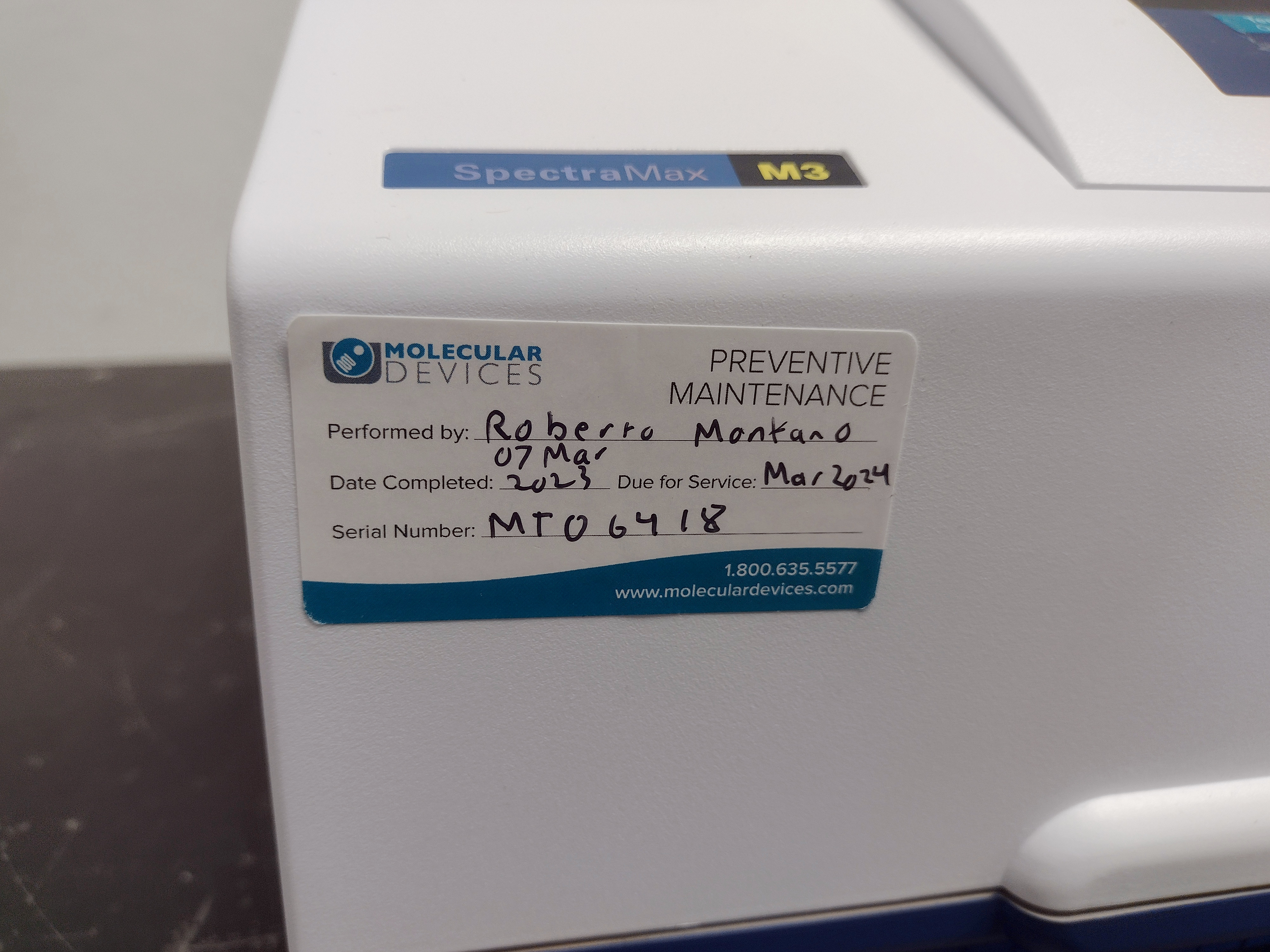 Used Molecular Devices SpectraMax M3 Multimode Microplate Reader