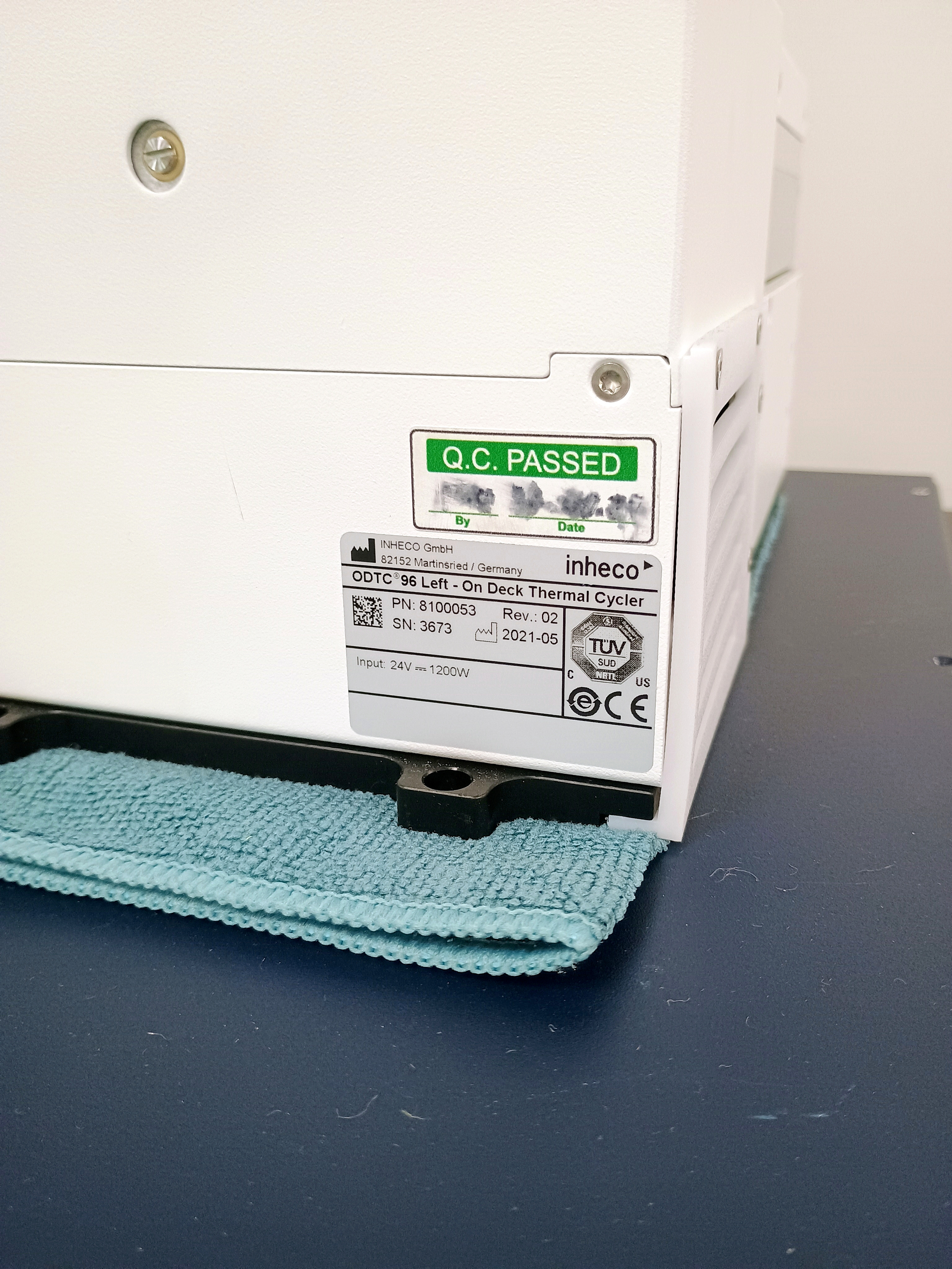 Refurbished Inheco ODTC 96 On-Deck Thermal Cycler w/ Power & Control Unit + PC Software