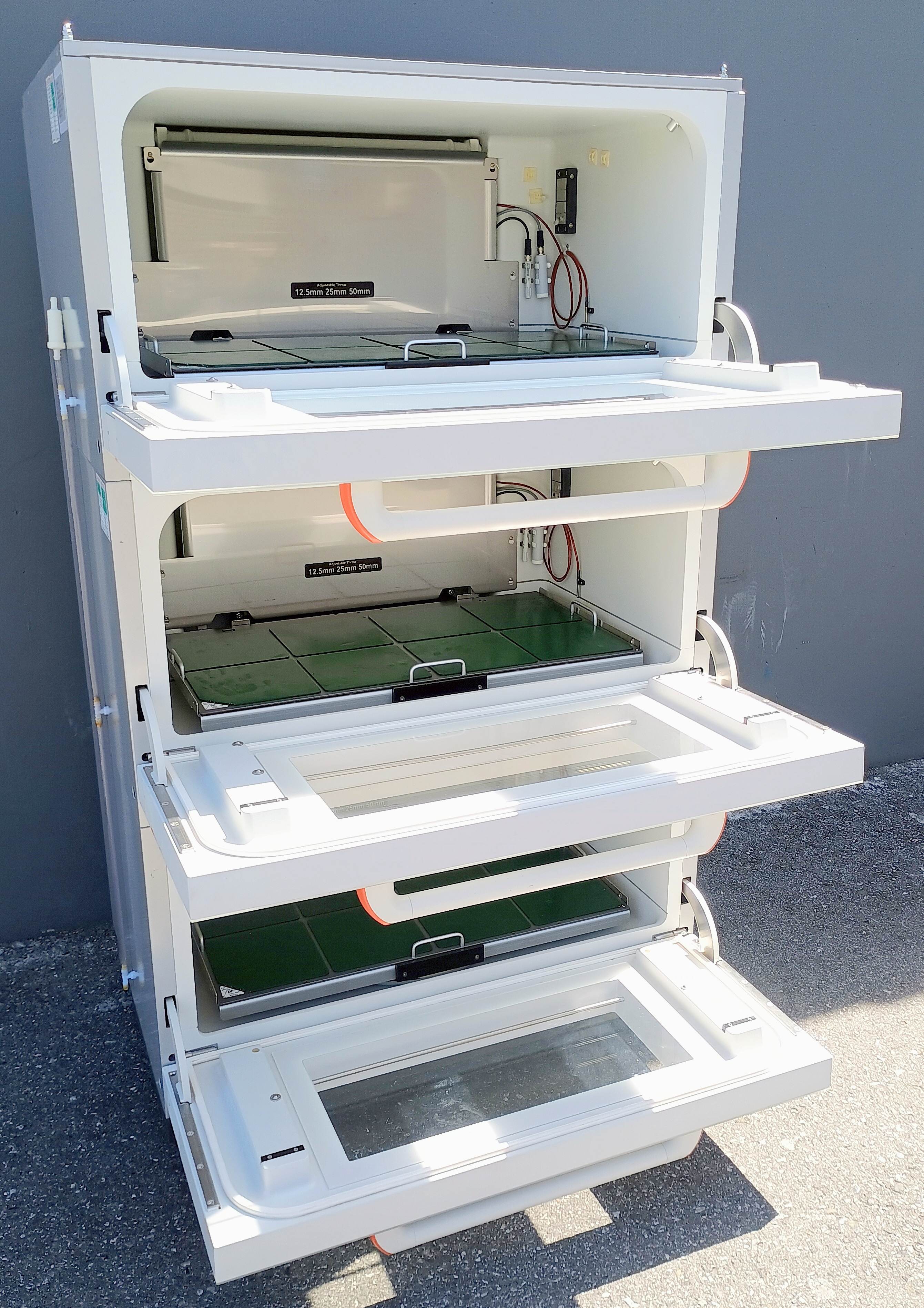 Refurbished Infors HT Multitron HT4 Incubator Shaker Triple Stack with CO2/Humidity & Adjustable Throw