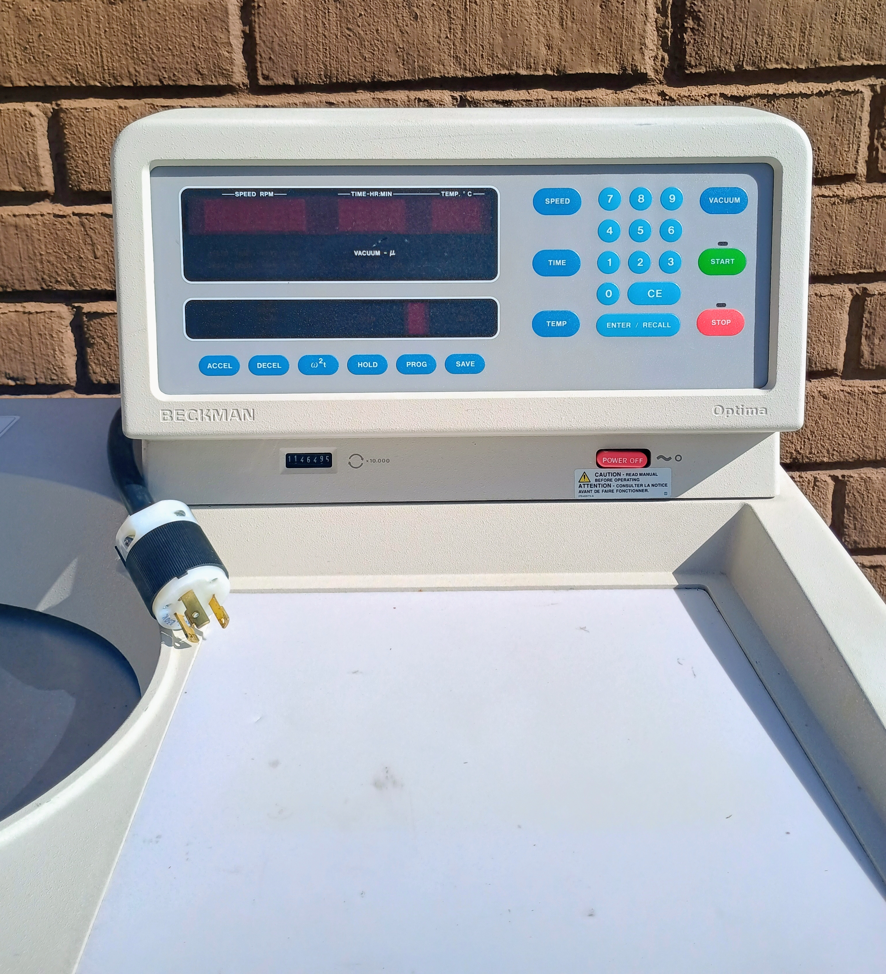 Refurbished Beckman Optima LE-80K Floor Model Ultracentrifuge