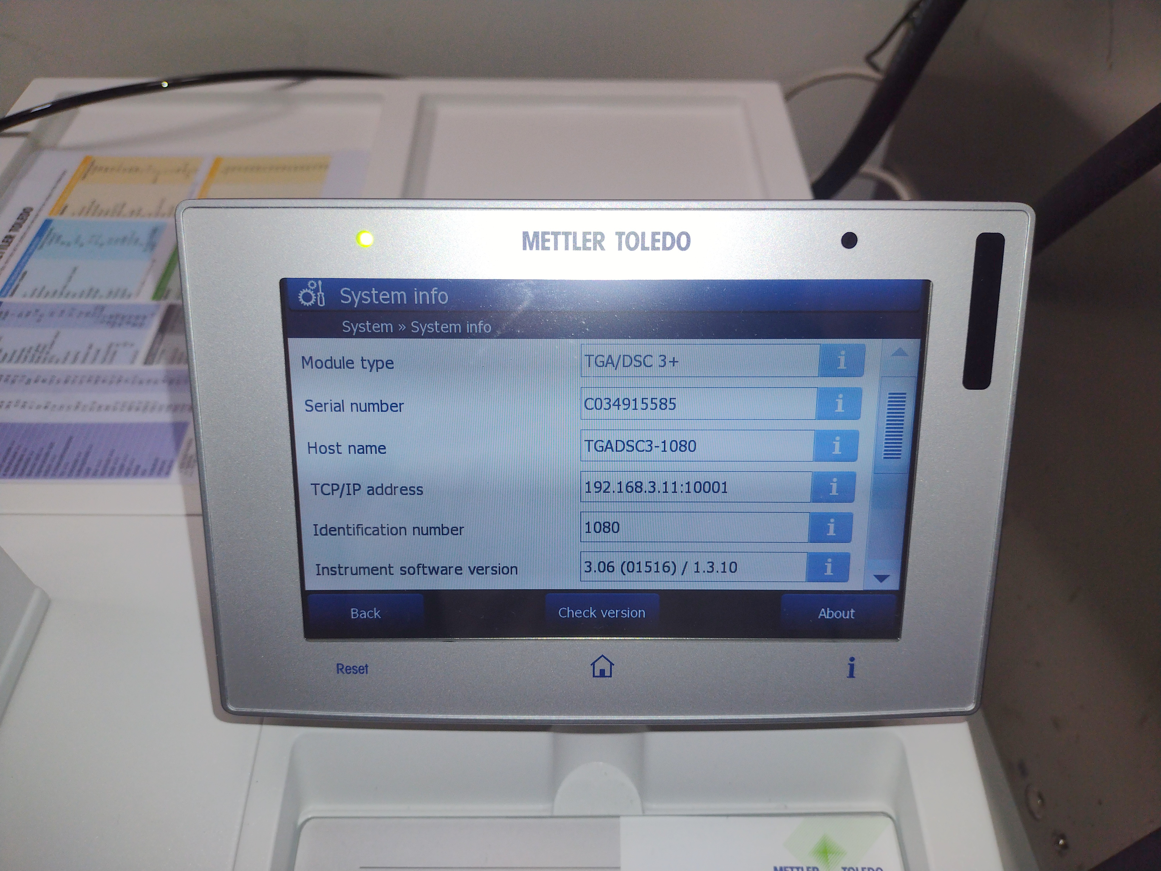 Used Mettler Toledo TGA/DSC 3+ STARe Thermal Analysis System