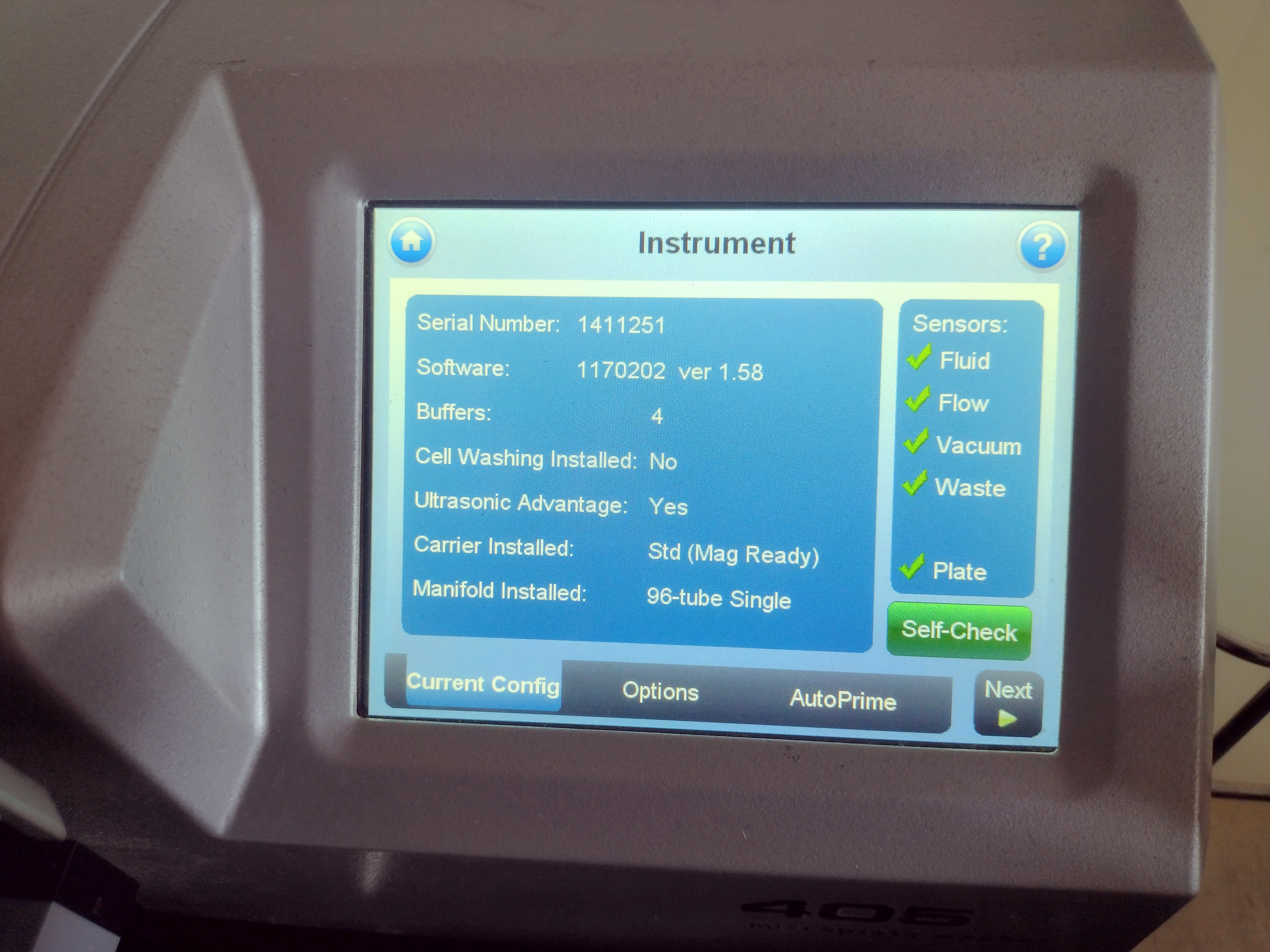 Refurbished BioTek 405 TS Touch Microplate Washer 405TSRVSQ