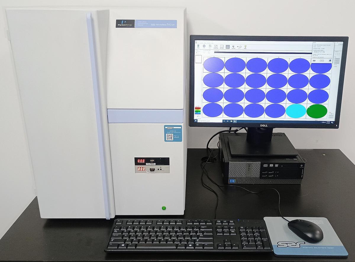 Refurbished Perkin Elmer Wallac Microbeta TriLux 1450 LSC & Luminescence Counter with 3-Detectors