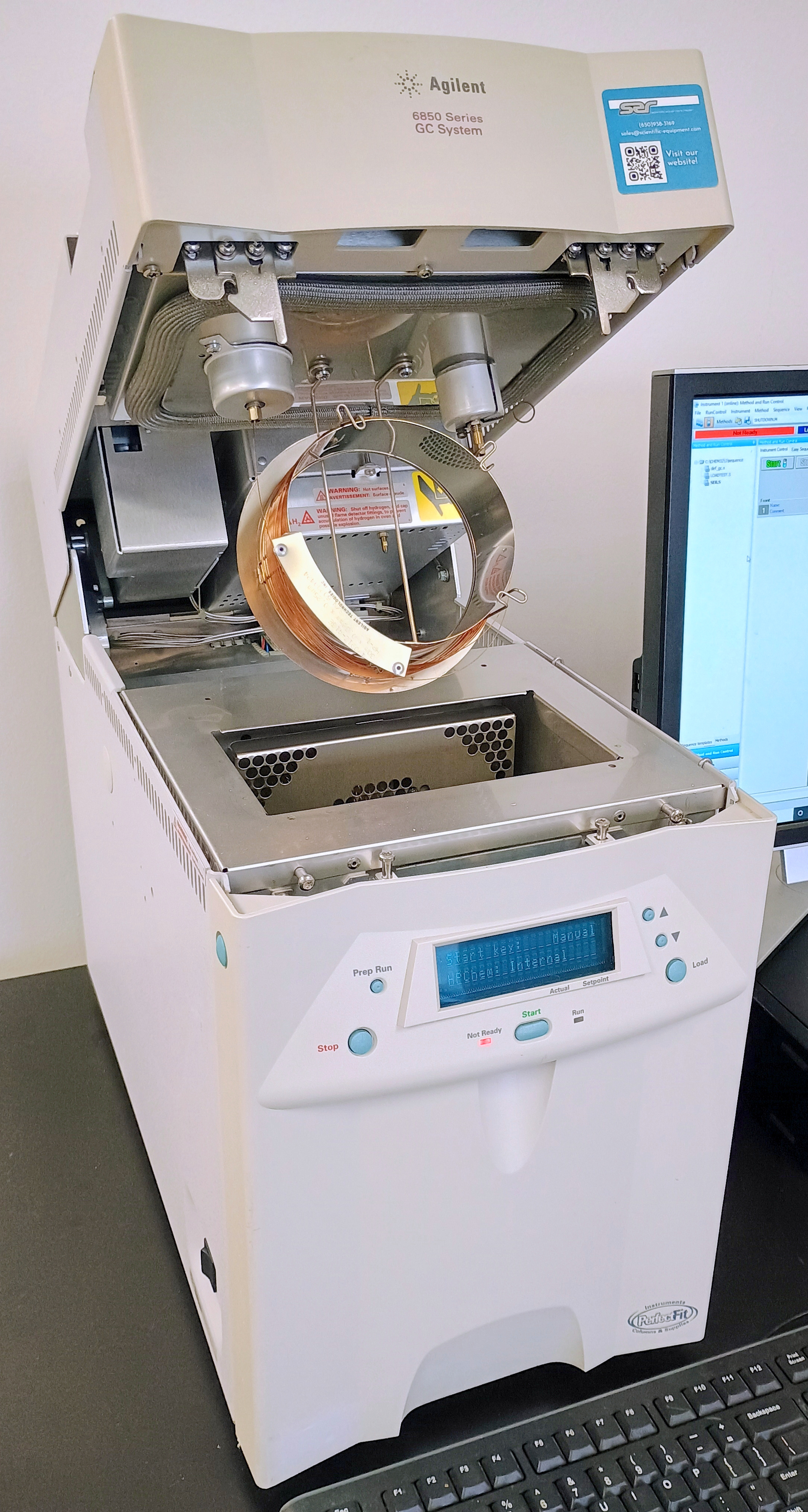 Used 6850A GC Gas Chromatograph