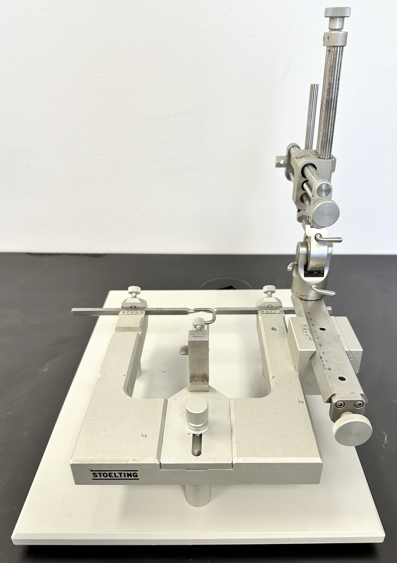 Refurbished Stoelting Lab Standard Stereotaxic Instrument for Rat, Part no. 51600