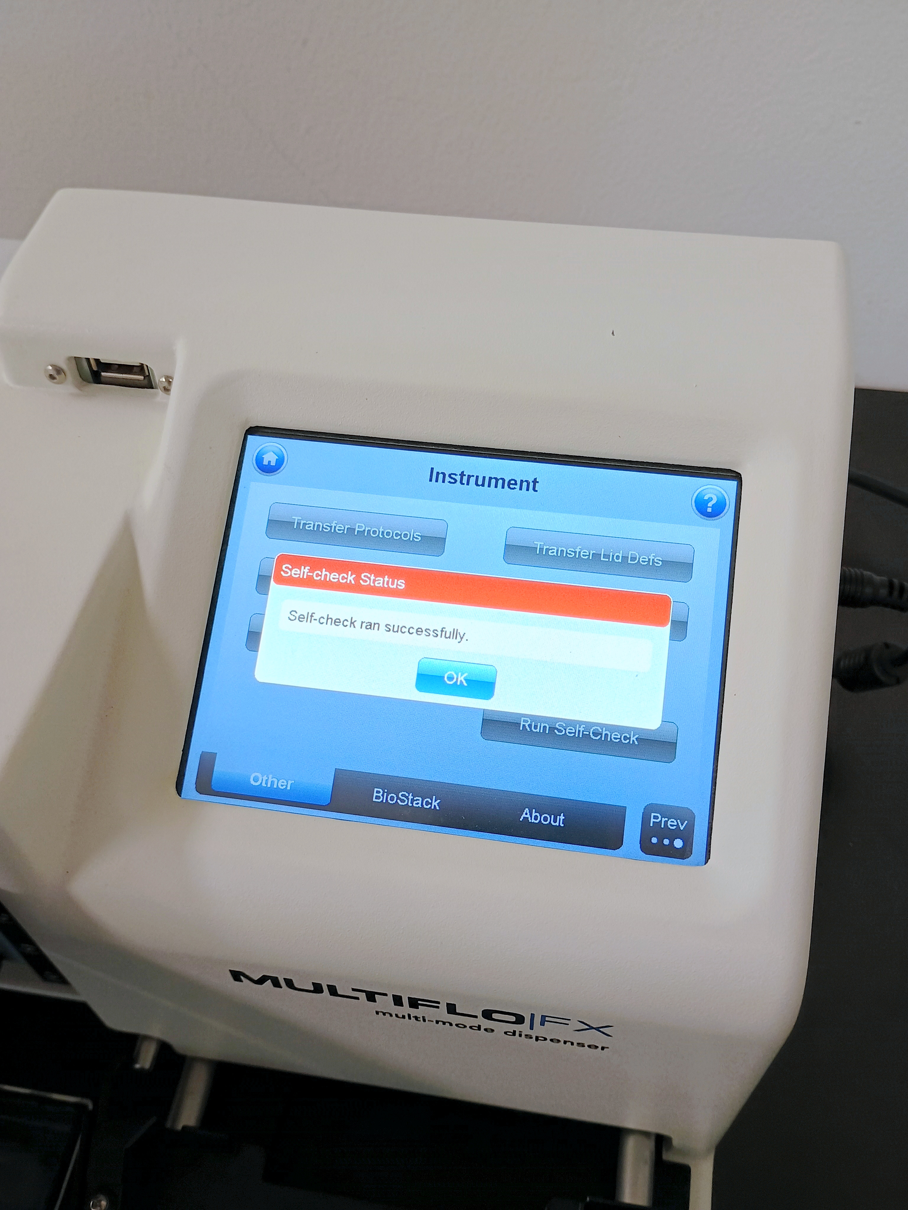Used Agilent BioTek MultiFlo FX Microplate Reagent Dispenser