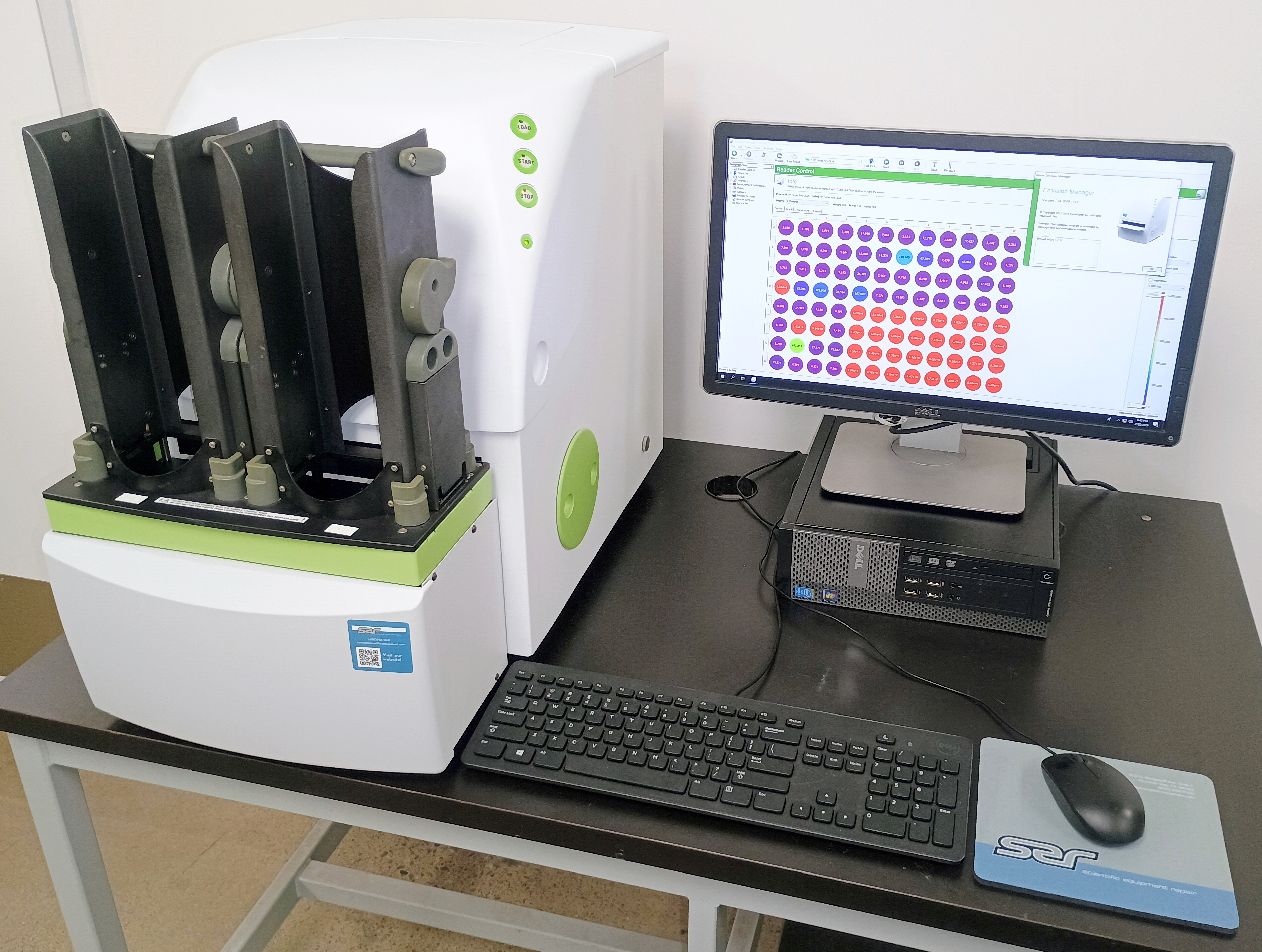 Refurbished Perkin Elmer / Revvity EnVision 2104 Multilabel Plate Reader w/ US Lumi