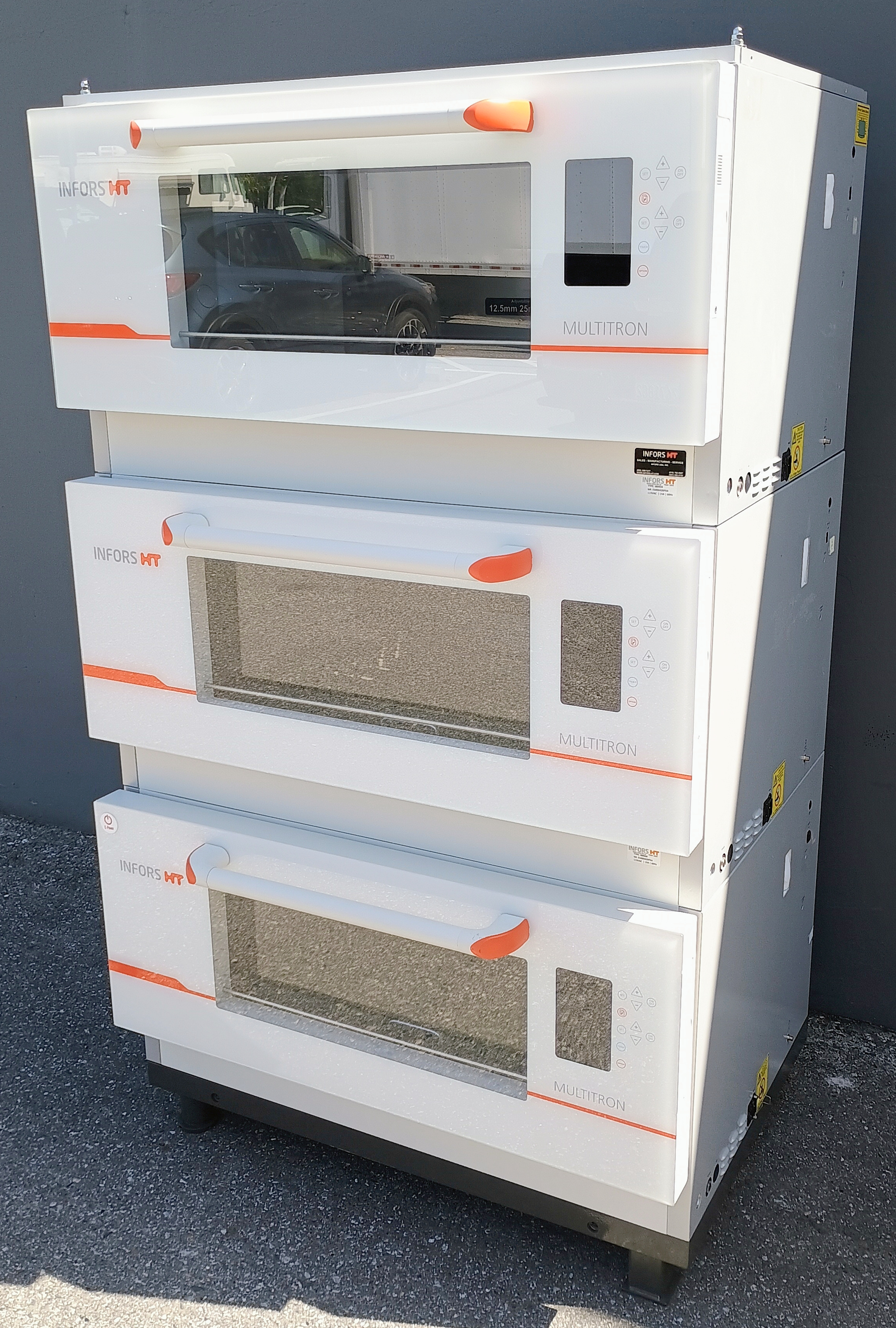 Refurbished Infors HT Multitron HT4 Incubator Shaker Triple Stack with CO2/Humidity & Adjustable Throw