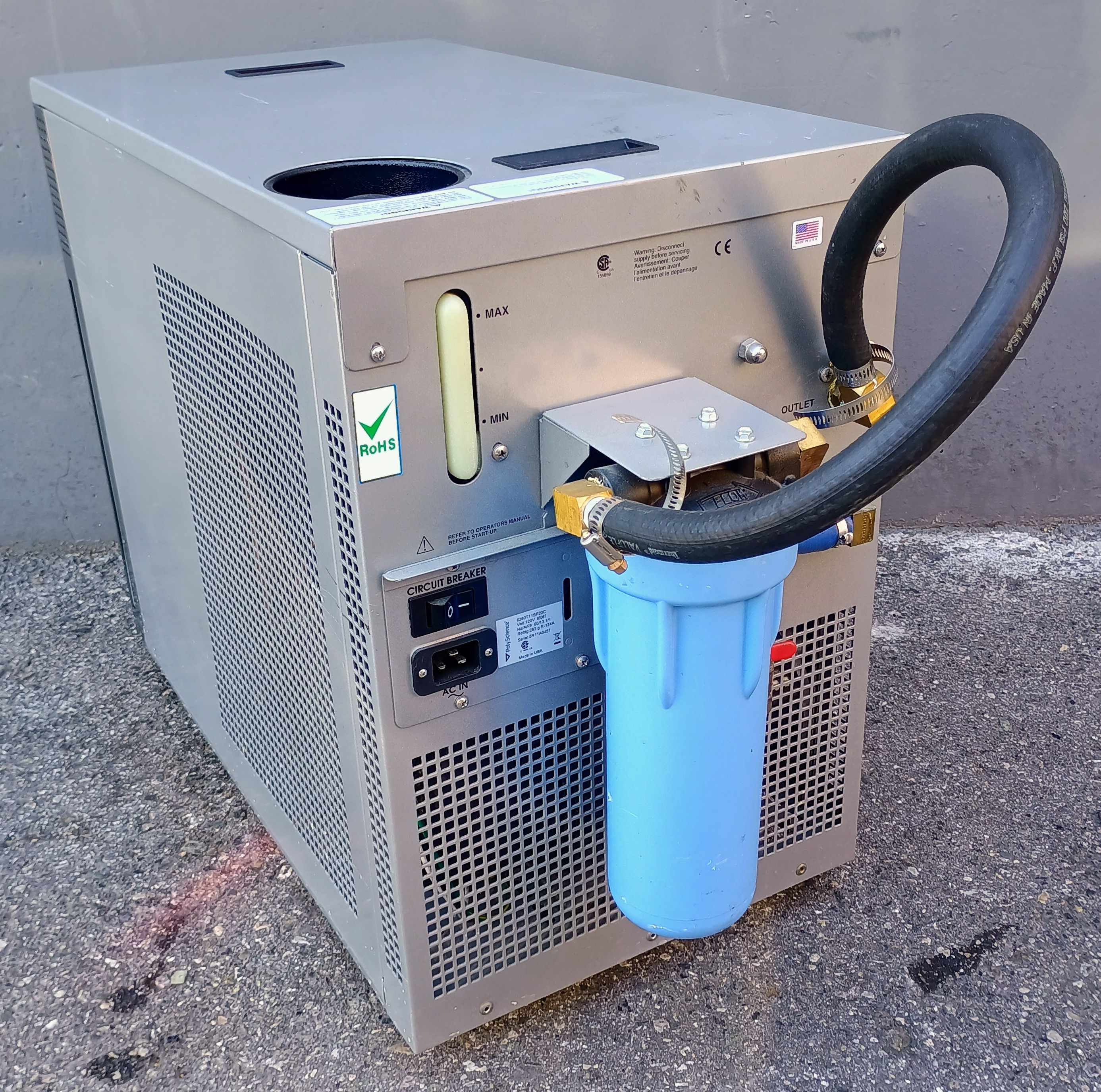 Refurbished Whispercool 6360T11SP20C Refrigerated Recirculating Chiller 120 Volt