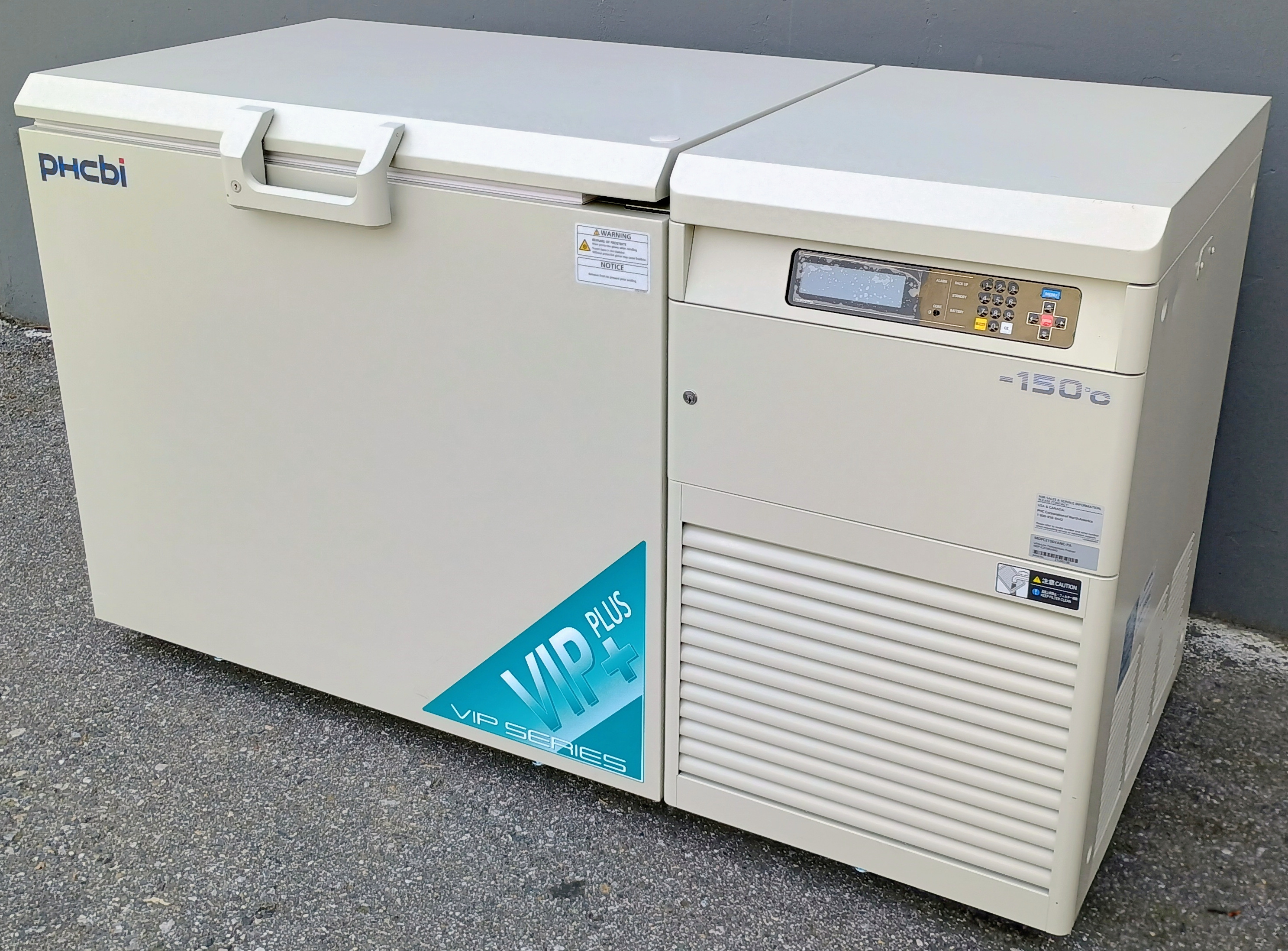 Used PHCbi MDF-C2156VANC-PA -150ºC Cryogenic Chest Freezer