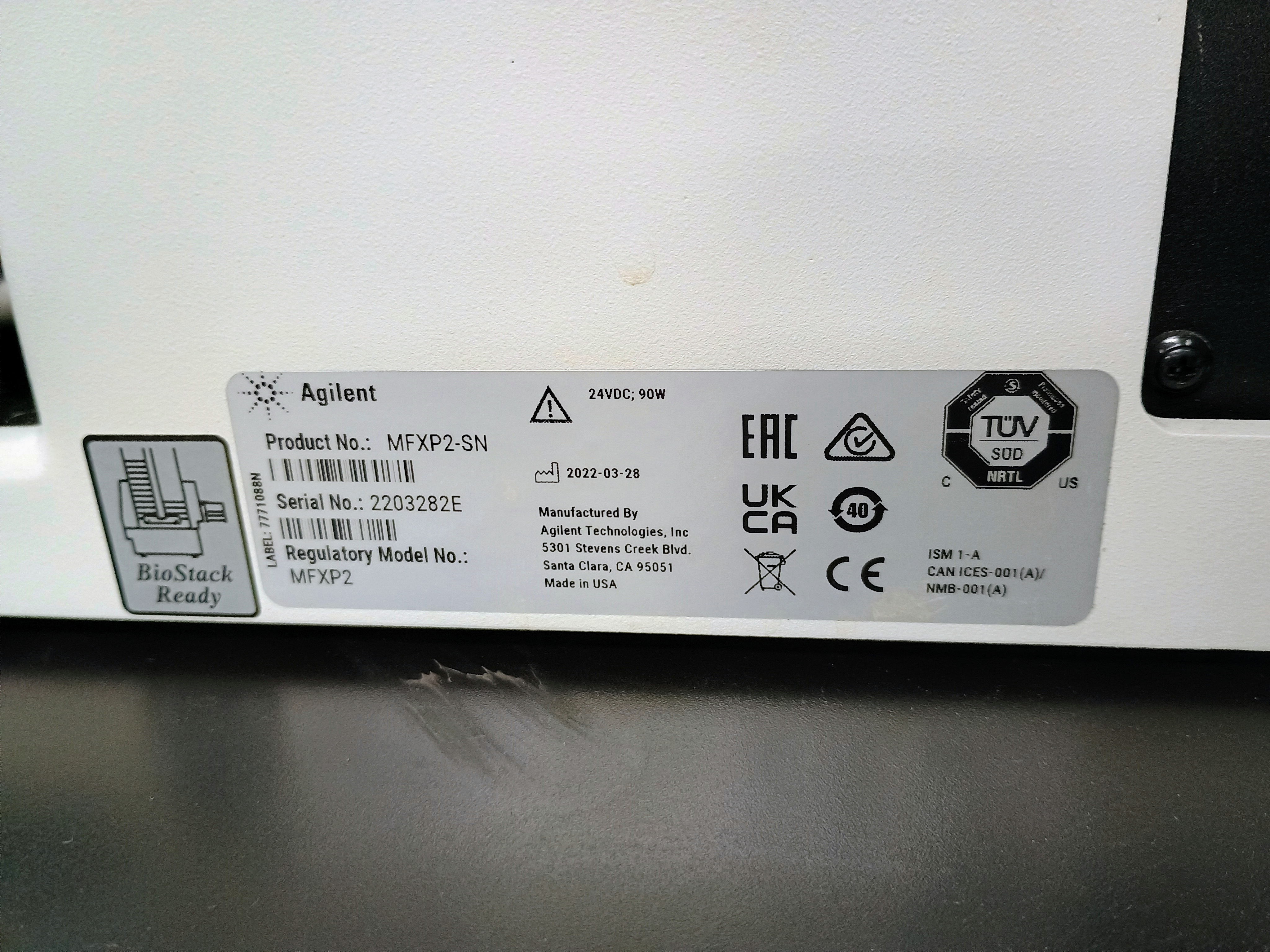 Used Agilent BioTek MultiFlo FX Microplate Reagent Dispenser